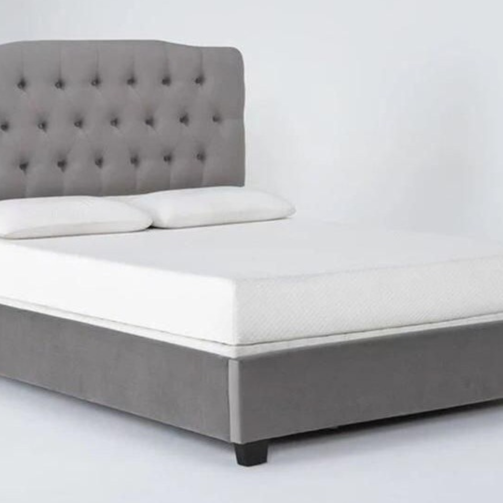 Deluxe King-Size Velvet Tufted Bed Frame