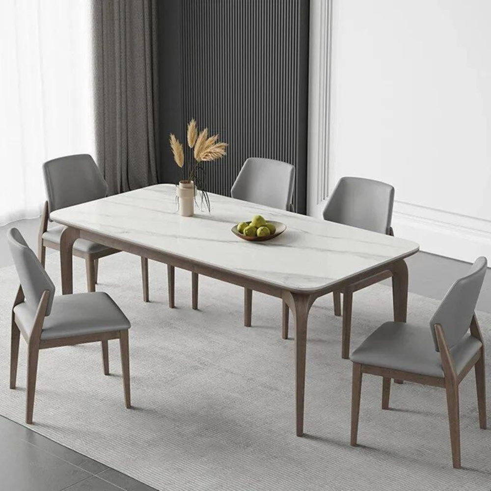 Luxury Minimalist Modern Dining Table Set for Home and Conference